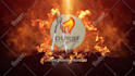 make 5 fire flame logo intro video