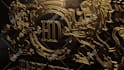 create dark gold silver 3d metallic logo intro animation