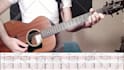 record step by step guitar tutorial, lesson for your song