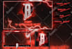 design a professional twitch overlay and stream package