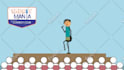 create simple 2d animation in stick figure version