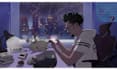 create lofi loop animation illustration and animated gif