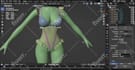 make 3d second life model, 3d clothing design and  rig it