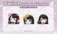 create anime chibi animated emotes for twitch