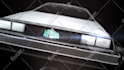 create your logo or text on delorean back to the future car