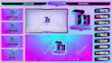 design animated twitch overlay, twitch logo, full stream pack