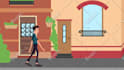 create loop animated illustrations and motion graphics