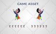 make pixel art game asset or sprite sheet animation