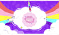create kids colorful unicorn intro outro