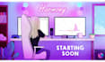 create animated starting soon, be right back, offline twitch screen overlays