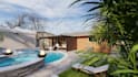 design your swimming pool, villa landscape, and backyard