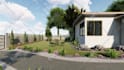 design any garden, backyard, front yard, pool, rooftop garden and render