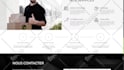 do custom website development as front end developer using html css js