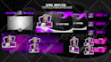 design animated twitch overlay, twitch logo, twitch stream package panels screen