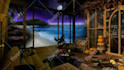 create cozy room rain video with customize design
