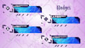 design a twitch overlay, animated stream package