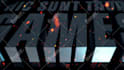 create 3d grunge metal and fire logo intro