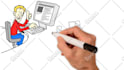 create whiteboard animation with colors