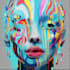 realistic digital portrair and time lapse video