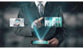 make a hologram business agent video in hud interface