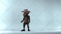create a dance animation logo featuring this chimp