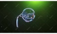 create fully loaded 3d metallic logo glow animation intro