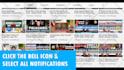 create press the bell icon intro for youtube