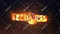 create fire logo, custom animation, fire text