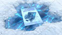reveal your logo under snow frozen ice
