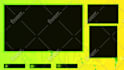 design,animate your webcam overlay, alert and logo animation
