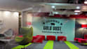 render HD video with office interior mock up realistically