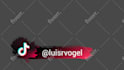 social media lower thirds with your text