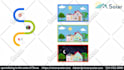 create fantastic solar panel energy animation video