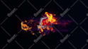 create fire logo intro animation