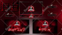 design horror twitch overlay and logo for your stream