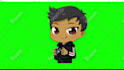 pngtuber cute or chibi vtuber design for live2d models or vtuber model