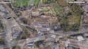 make drone view footage or video from google earth studio