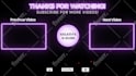 do youtube intro  outro animated logo and end screen