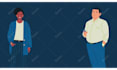 make 2d vector cut out animation