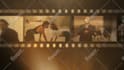 make film projector logo intro in 4k
