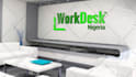 render HD video with office interior mock up realistically
