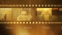 make film projector logo intro in 4k