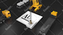 3d build architect logo intro animation
