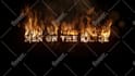create 10 burning fire logo intro