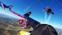 promote your logo and website in flying jet skydive video