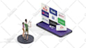 create an amazing 3d isometric explainer video