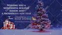 create amazing  christmas greeting video