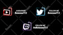 make 4k social media lower thirds title animation