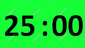 create clock countdown timer animation video up to 60min