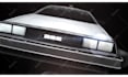 create your logo or text on delorean back to the future car